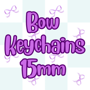 Bow Keychains 15mm
