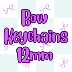 Bow Keychains 12MM