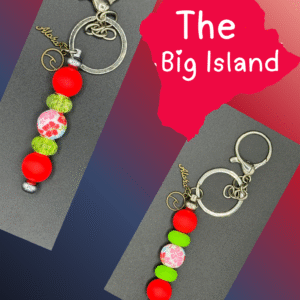 The Big Island Bar Keychain