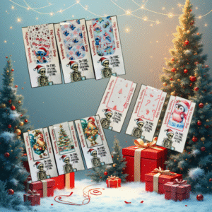 🎄 Christmas Magnetic Bookmark – Festive Holiday Reading Buddy