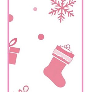 Pink Christmas Bookmark