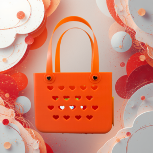 MINI Heart Cutout Tote – 3D Printed Desk & Play Organizer