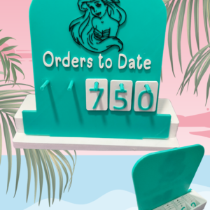 3D-Printed Customizable "Orders to Date" Tracker