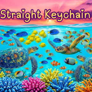 Straight Keychain