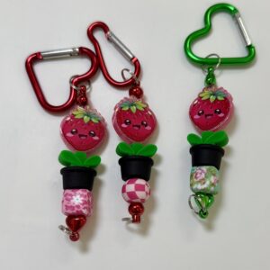 Strawberry keychain