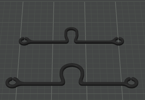 3D Printed Rearview Mirror Charm Hanger - Image 1